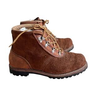 Big Mac JCPenney Boots Women's Size 7.5 Vintage leather Suede Waterproof Hiking